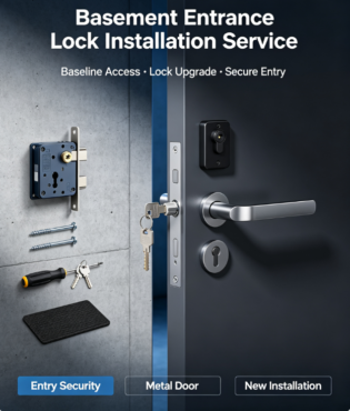 Basement Entrance Lock Installation Service