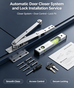 Automatic Door Closer System and Lock Installation Service