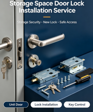 Storage Space Door Lock Installation Service