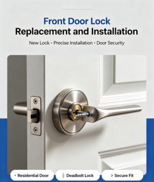 Front Door Lock Replacement and Installation