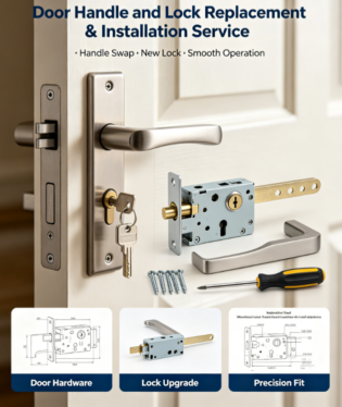 Door Handle and Lock Replacement & Installation Service