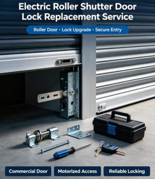 Electric Roller Shutter Door Lock Replacement Service